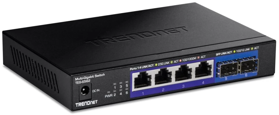 Šakotuvas Trendnet 6-PORT MULTI-GIG SWITCH - SWITCH