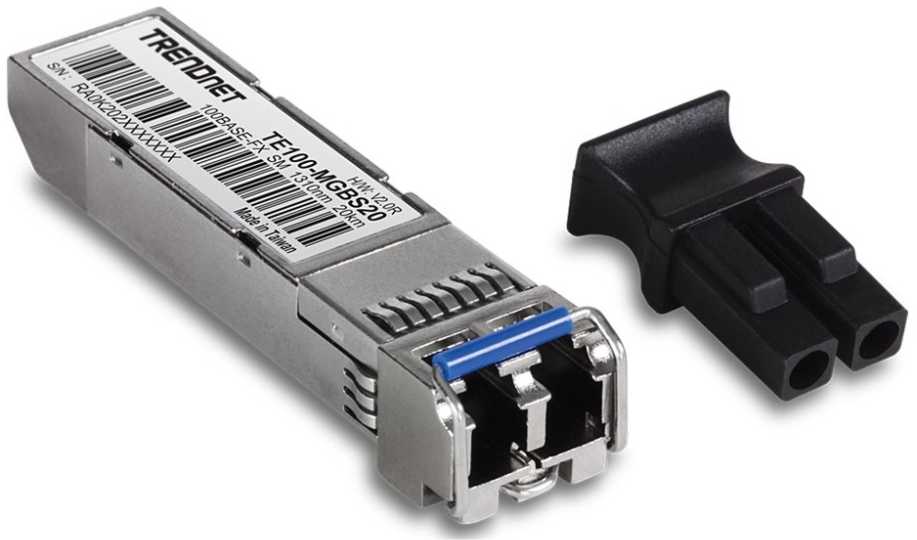 Modulis SFP TRENDnet TRENDnet jungiklio priedai Mini-GBIC 100Base-FX LC modulis 20kM (TE100-MGBS20) - 216610