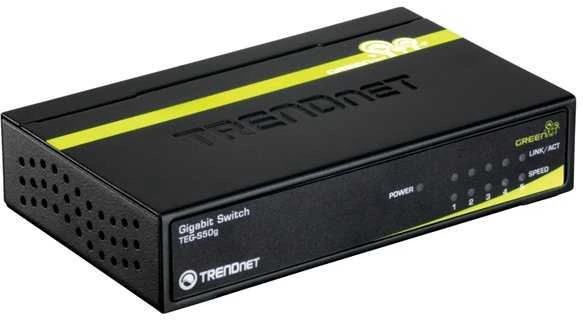 TRENDNET 5 prievadų Gigabit GREENnet jungiklis / metalinis dėklas