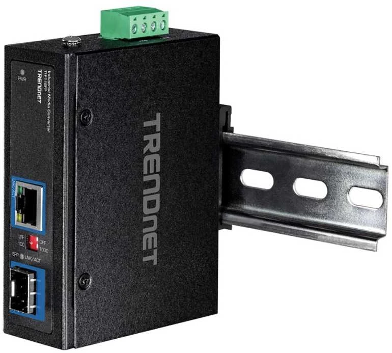 Carruzzo Trendnet TI-F11SFP tinklo medijos keitiklis 1000 Mbit/ai Juoda