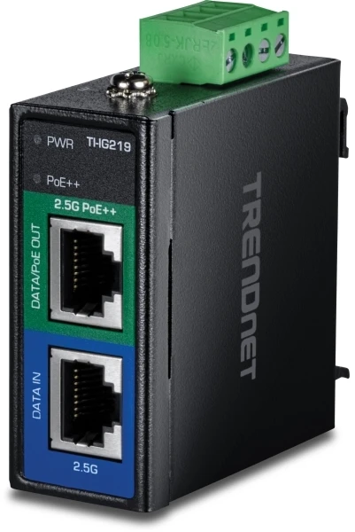 TRENDnet Przemysłowy maitinimo šaltinis PoE++ 2,5 Gb/s TI-IG219 (21.22.1631)