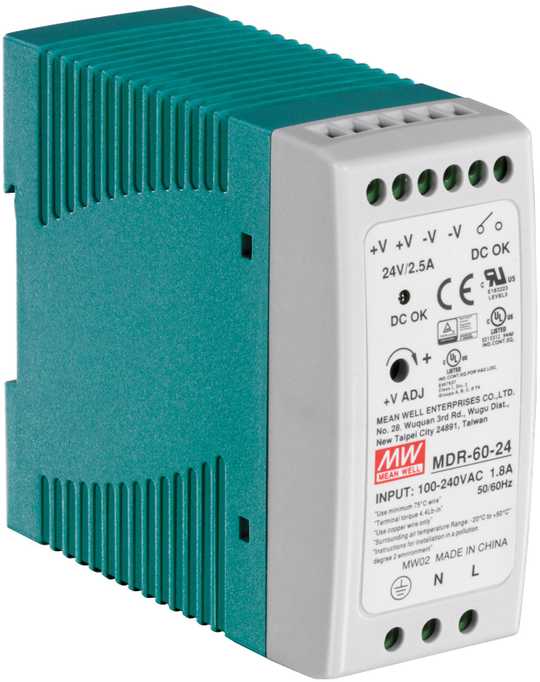 TRENDnet Maitinimo šaltinis DIN Rail, 24V, 60W (TI-M6024)