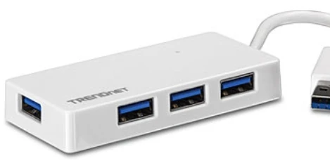 TRENDNET 4 prievadų didelės spartos USB 3.0 mini šakotuvas
