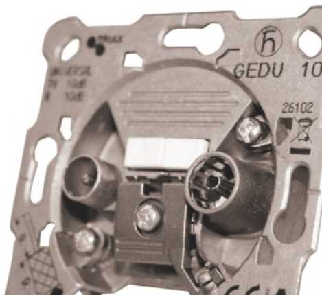 Triax 306211 GEDU 10 Universal-Antennendose (10dB)