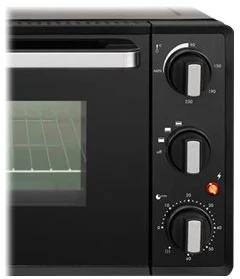 Elektrinė krosnelė Smartwares Tristar Mini orkaitė OV-3620 19 L, Free standing, Juodas, 1300 W