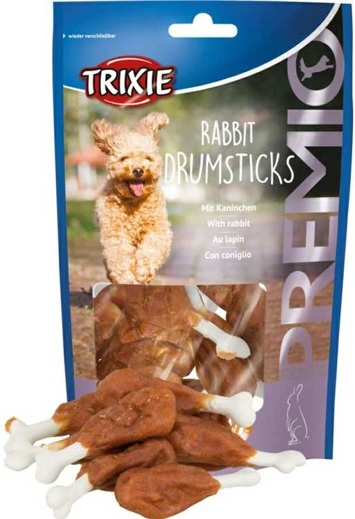 TRIXIE PREMIO skanėstai šunims, triušienos blauzdelės, 8 vnt.-100 g