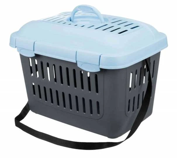Trixie Midi-Capri transportavimo boksas, šviesiai pilkas / turkio spalvos, 44 × 33 × 32 cm, SPEC