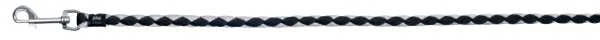 TRIXIE Cavo pavadys, S-M 1m/12mm, juodas/grafito