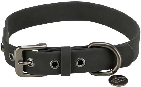 TRIXIE CityStyle antkaklis, PVC, S-M: 30-37 cm/20 mm, juodas
