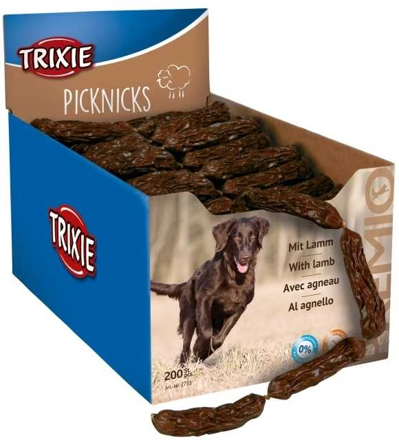 TRIXIE PREMIO Picknicks, ėrienos dešrelės, 8 cm, 8 g 1 vnt