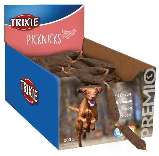 Trixie Sausages Premio Picknicks Bacon 200vnt 8g / vnt