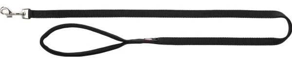 TRIXIE Premium pavadys, XS 1.2m/10mm, juodas