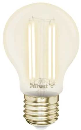 Trust E27 LED FILAMENT 1800-2700K WI-FI Smartes WiFi LED-Filament, Lichtstimmung baltas, Fassung E27, von Ihrem Išmanusis telefonas/Planšetė zu steuern