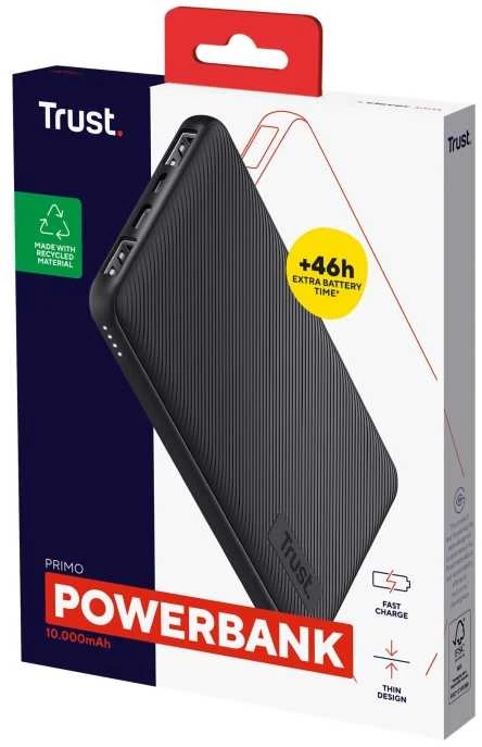 Trust Primo Lithium-Ion (Li-Ion) 10000 mAh Juodas