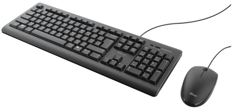 Klaviatūra Trust Computer Products Trust TKM-250 - klaviatūros ir pelės rinkinys