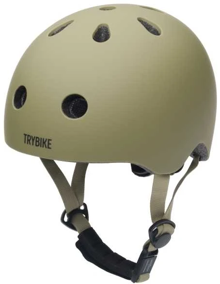Trybike - Retro šalmas - Vintažinė matinė žalia - XS