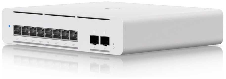Šakotuvas Ubiquiti UniFi Pro XG 8 PoE, valdomas, L2/L3, 10G Ethernet (100/1000/10000), maitinimas per Ethernet (PoE), montuojamas ant sienos