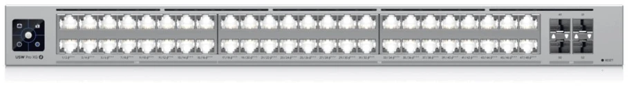 Šakotuvas „Ubiquiti UniFi Pro Max 48 PoE“, valdomas, L3, gigabito eternetas (10/100/1000), maitinimas per eternetą (PoE), montuojamas į stelažą, 1U