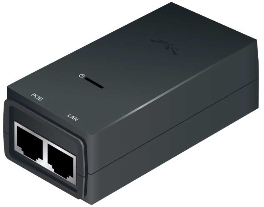 Ubiquiti 24v, .5A Giga POE, baltas, EU