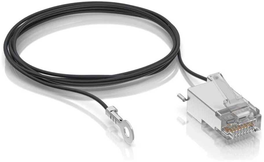 Ubiquiti Ubiquiti UISP-CONNECTOR-GND tinklo kabelis juodas 1 m