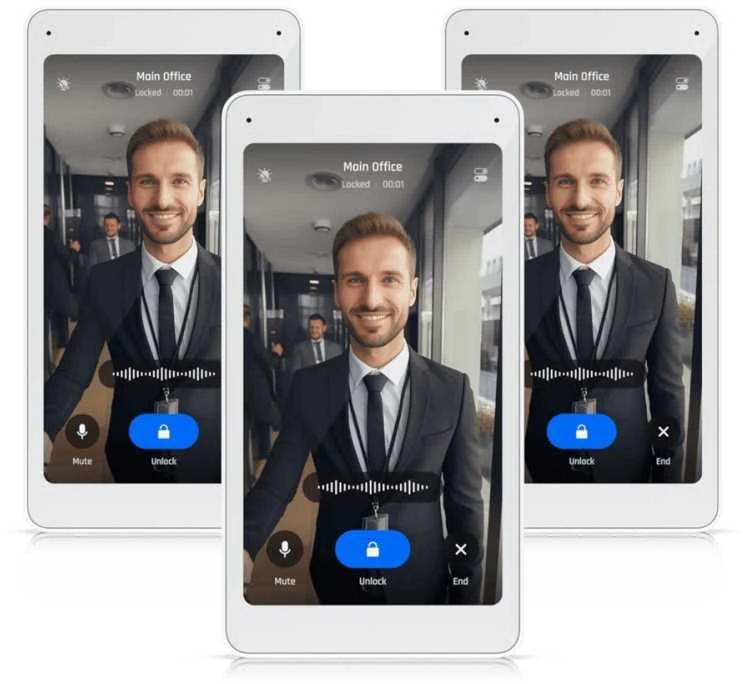 Ubiquiti UA-Intercom-Viewer-3 Ekranai