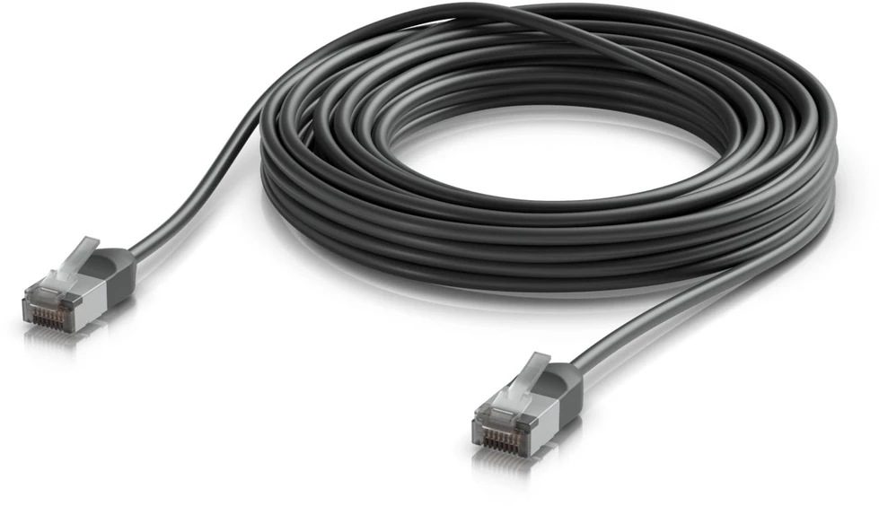 Ubiquiti Lauko tinklo kabelis Patch Cat6a F/UTP 8 m Juodas (UACC-CABLE-PATCH-OUTDOOR-C6A-8M-BK)