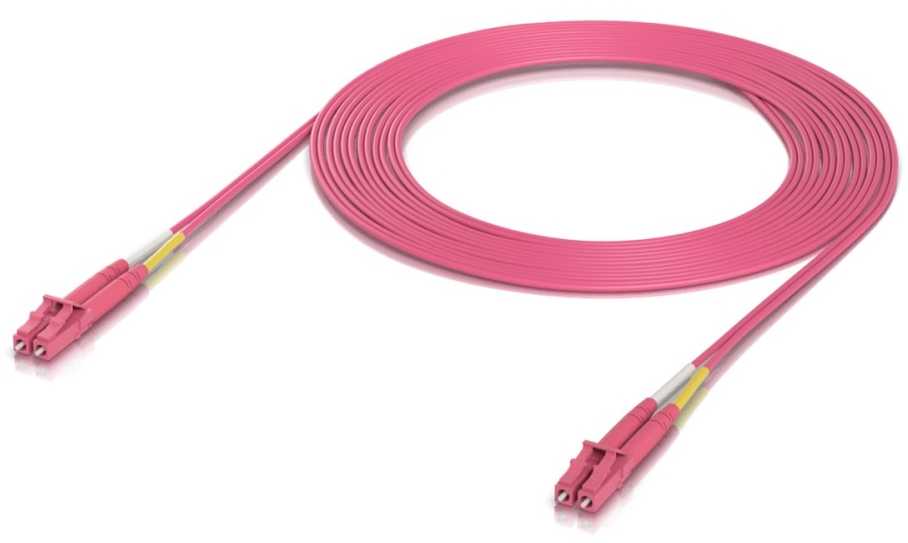 Ubiquiti Ubiquiti UACC-OFC-M2-LULU-3M kabelis InfiniBand / światłowodowy LC LC/LC Rožinė