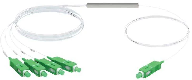 UBIQUITI UF-SPLITTER-4 UFIBER 1:4 SPLITTER SC/APC G.657A1 900UM 1,5 m PLIENINIS VAMZDIS