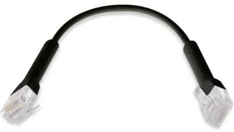 Ubiquiti UBNT UniFi Ethernet jungiamasis kabelis [0,3 m, Cat6, UTP, pintas, juodas]