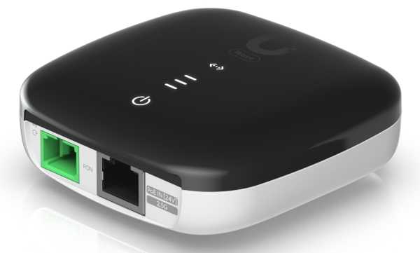 Ubiquiti WaveFiber ONU šviesolaidžio keitiklis, tinklo keitiklis 2488 Mbit/s 1490 nm Juoda, Balta