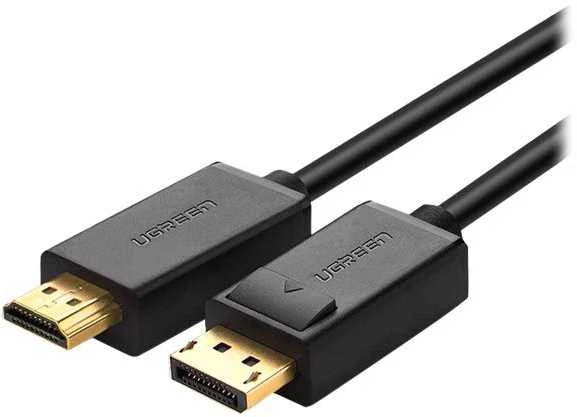 Kabelis Ugreen DP101 DisplayPort to HDMI 2.0m juodas