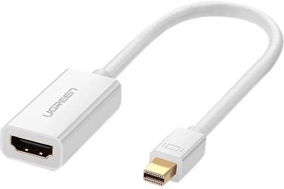 Ugreen MD112 10460 mini DisplayPort (vyriškas) / HDMI (moteriškas) FHD 1080p adapteris - baltas