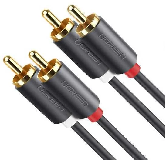 UGREEN 2RCA Cinch - 2RCA kabelis 2m