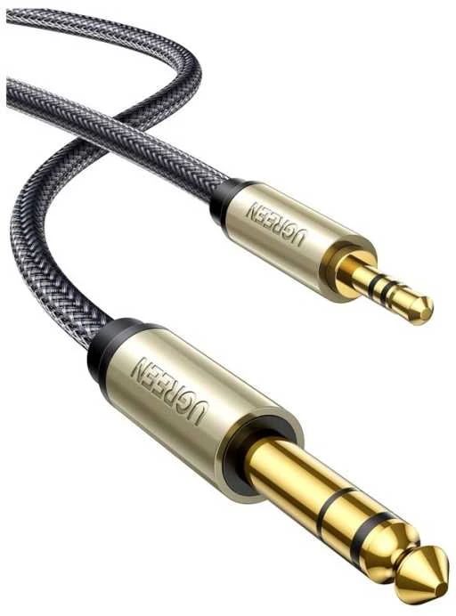 UGREEN AV127 kabelis - 3.5 mm lizdas TRS - 2 m (pilka)
