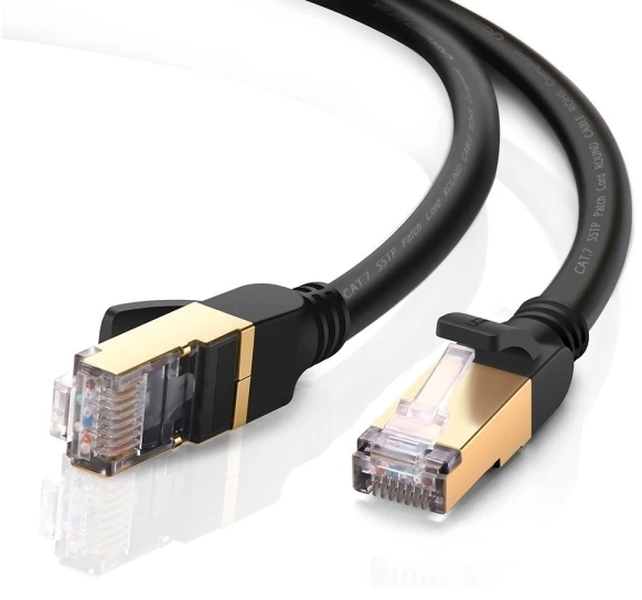 UGREEN Ethernet RJ45 plokščias tinklo kabelis Cat.7 STP 1m