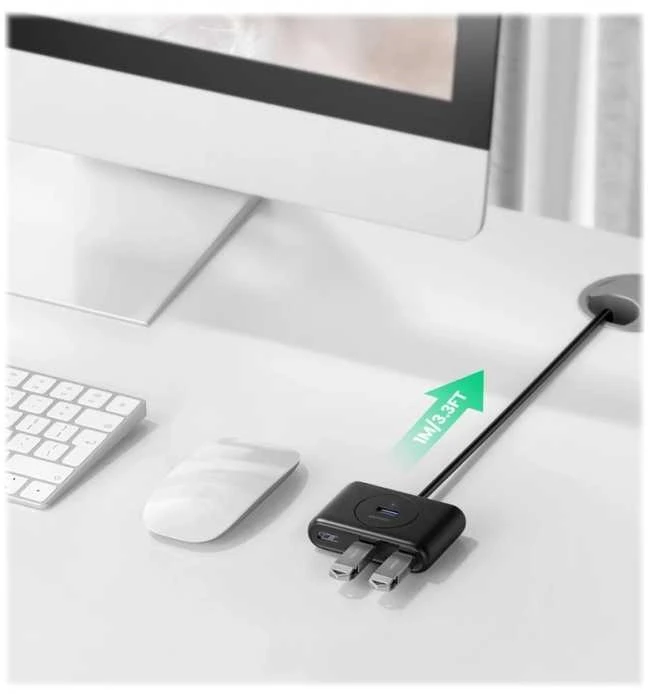 HUB USB Ugreen CR113 4x USB-A 3.0 (UGR601BLK)
