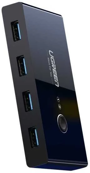 USB jungiklis KVM USB 2x4 UGREEN USB 3.0