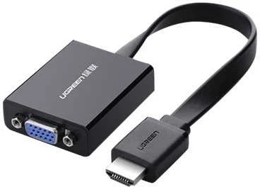 AV Ugreen HDMI adapteris – S-Video – RCA (Chinch) juodas (40248)