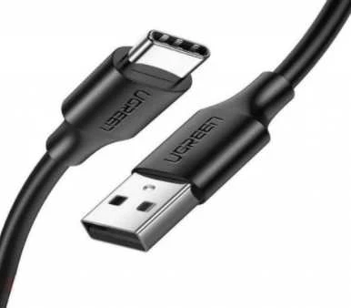 Nikeliu dengtas USB-C kabelis UGREEN 1m juodas
