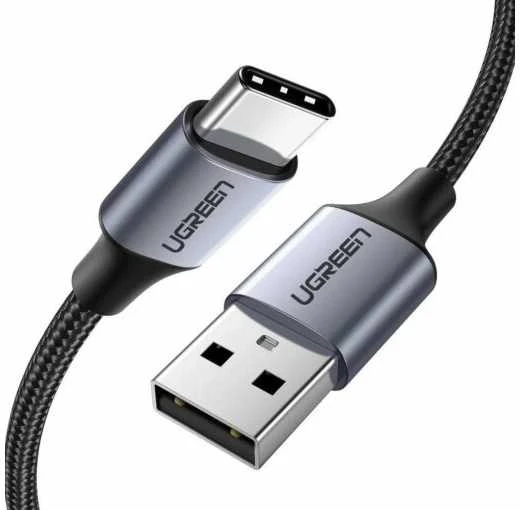 USB-C kabelis QC3.0 UGREEN 1.5m - Juodas