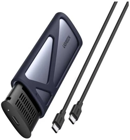 Ugreen 10902 saugojimo diskų korpusas SSD korpusas Pilka M.2