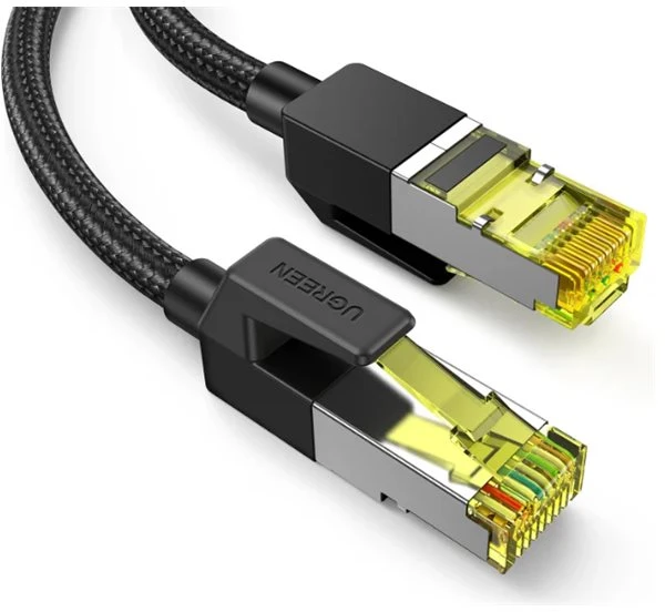 UGREEN NW150 Cat 7 F/FTP Braid Ethernet RJ45 kabelis 1m