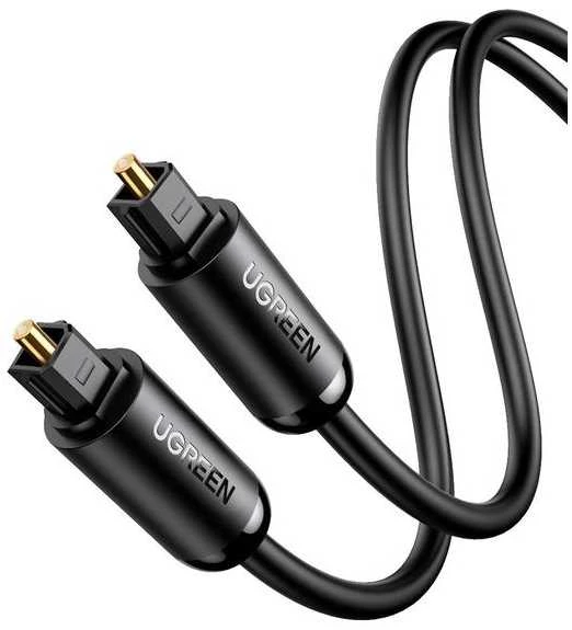UGREEN AV122 Toslink audio optinis kabelis 1.5m - Juodas