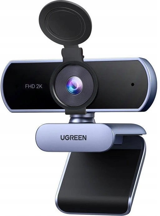 Ugreen Internetinė USB kamera FHD 2K su triukšmą slopinančiu mikrofonu, privatumo dangteliu