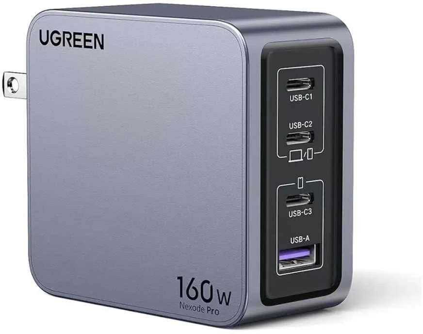 Ugreen Nexode Pro 160W 4 prievadų GaN USB įkroviklis