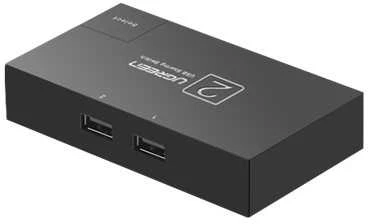 Adapteris USB KVM USB 2x1 UGREEN 30345 USB 2.0 juodas
