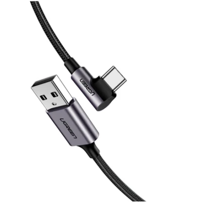 Kampinis USB-C laidas UGREEN US284 3A 2m