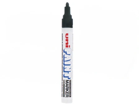 Mitsubishi Electric Uni Mitsubishi Pieštukas Žymeklis aliejinis Uni PX-20, 2.2-2.8 mm, apvali galvutė, juodas 1214-008