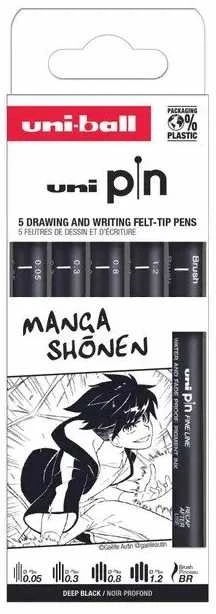 Uni-Ball Pin Manga rinkinys pakuotė