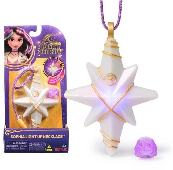 Spin Master Unicorn Academy Vienaragio akademijos Sofijos šviečiantis karoliai ir žiedas (6072553)